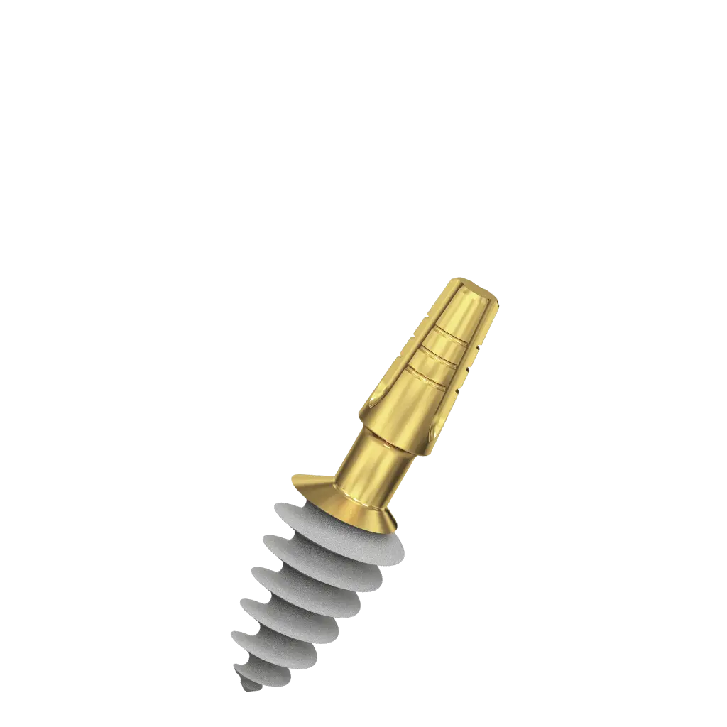 Dental Implant, ROOTT C, D 6.5 mm, L 10 mm.