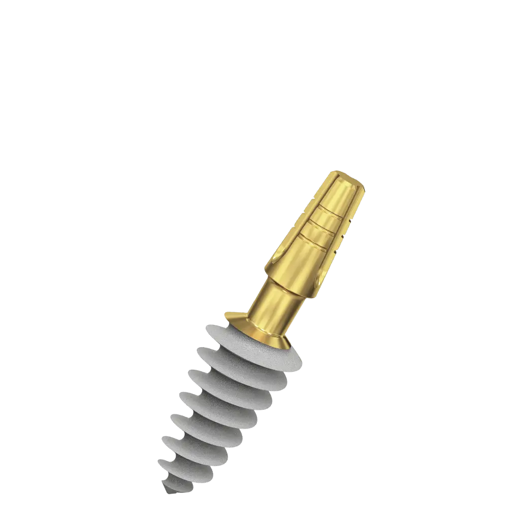 Dental Implant, ROOTT C, D 6.5 mm, L 12 mm.