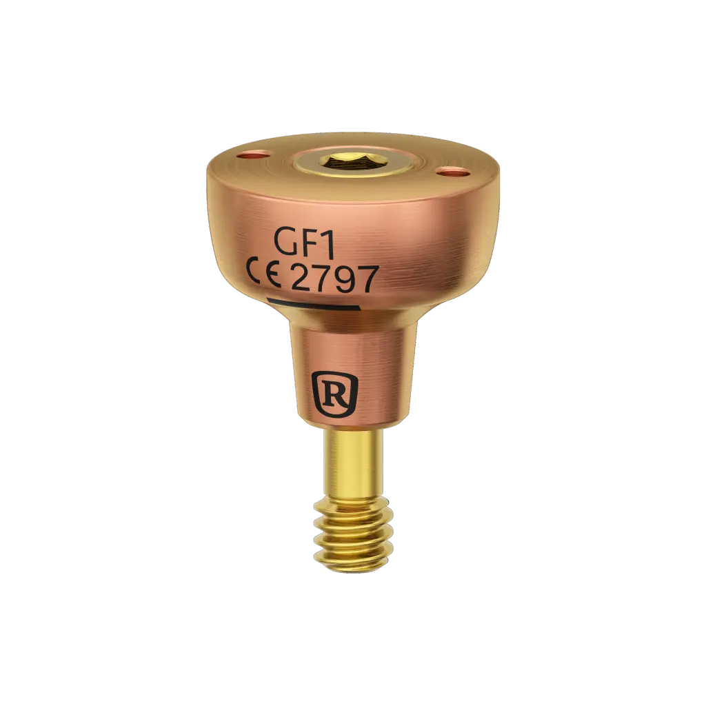 Healing abutment, 1 mm, R.