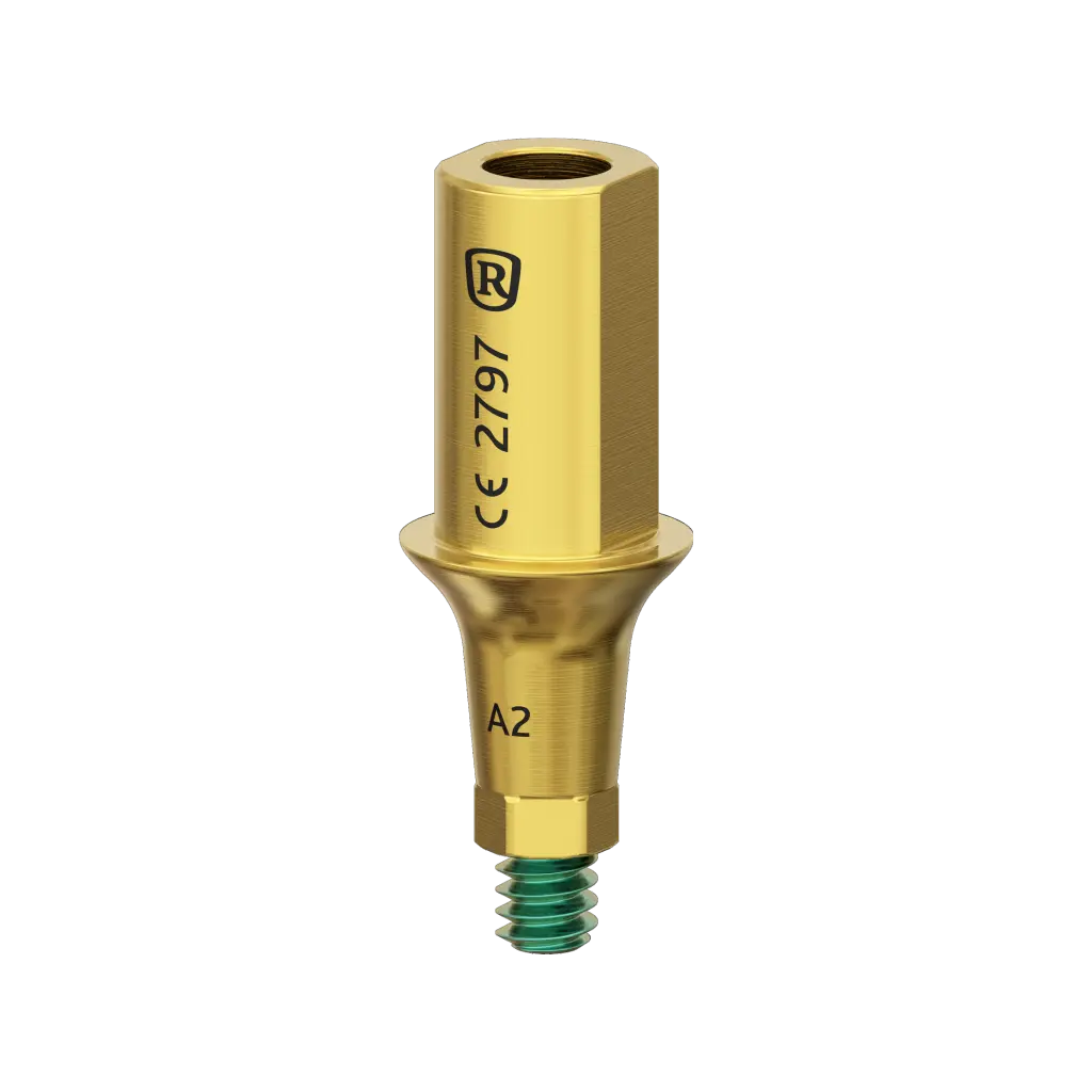 Abutment, 2 mm, R.