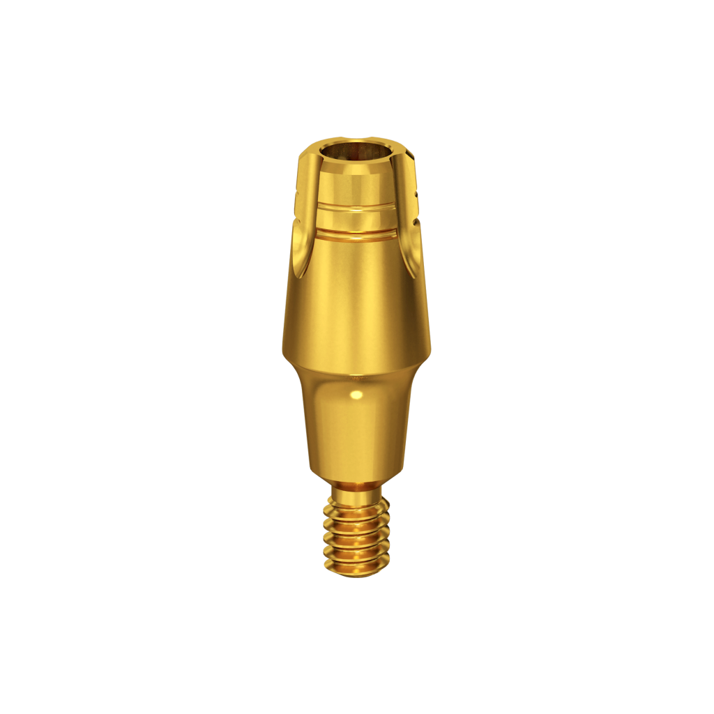 Abutment, one-piece, 1 mm, R.