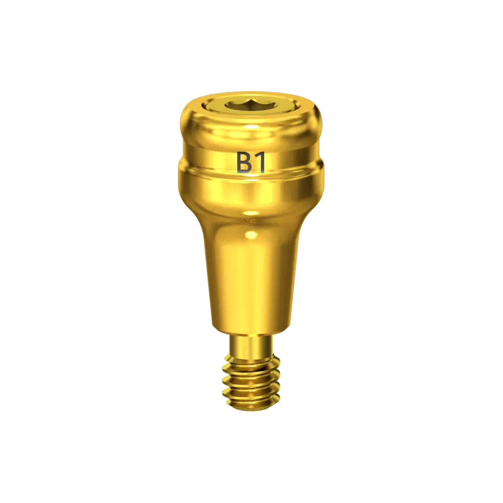 Abutment, attachment, 1 mm, R.